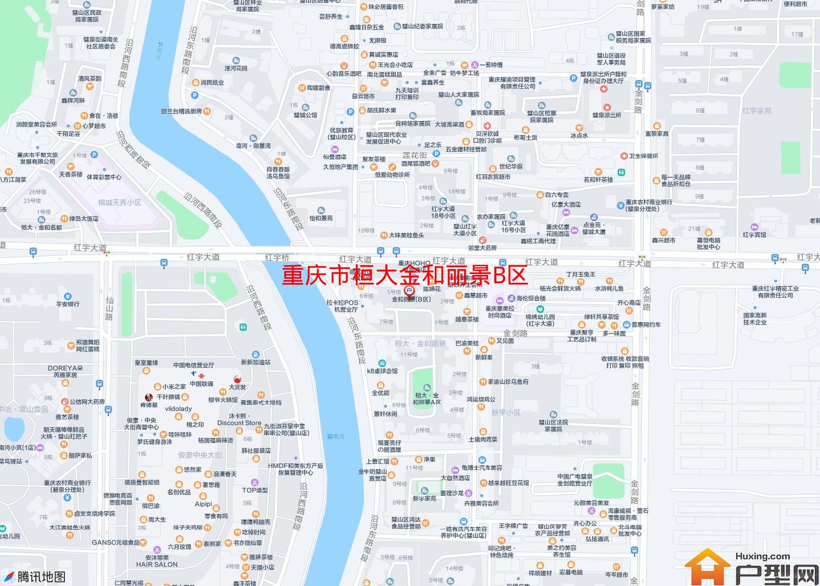 桓大金和丽景B区小区 - 户型网