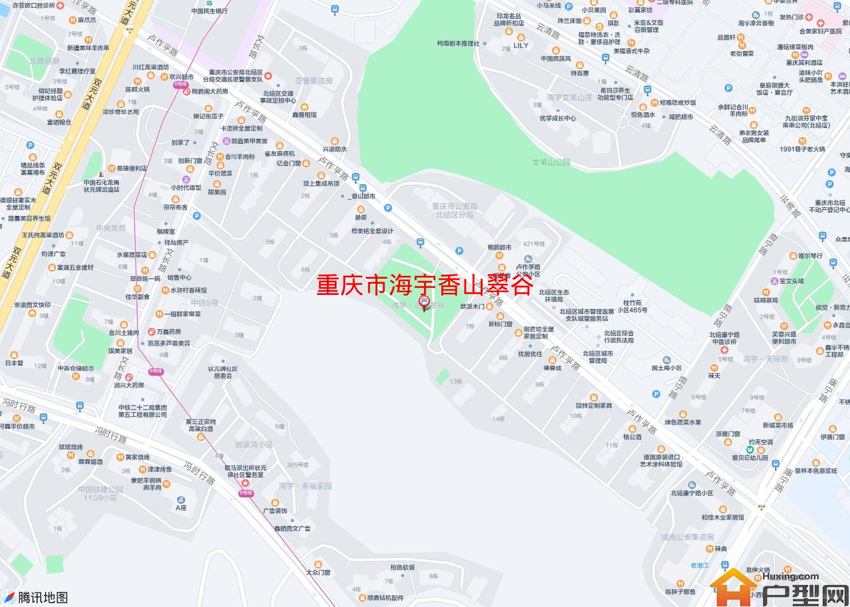 海宇香山翠谷小区 - 户型网