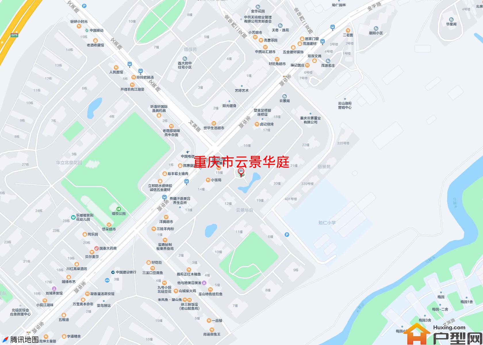 云景华庭小区 - 户型网