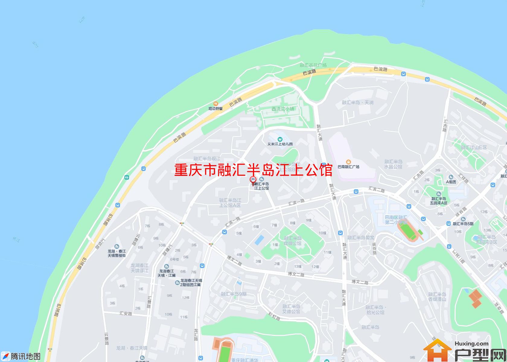 融汇半岛江上公馆小区 - 户型网