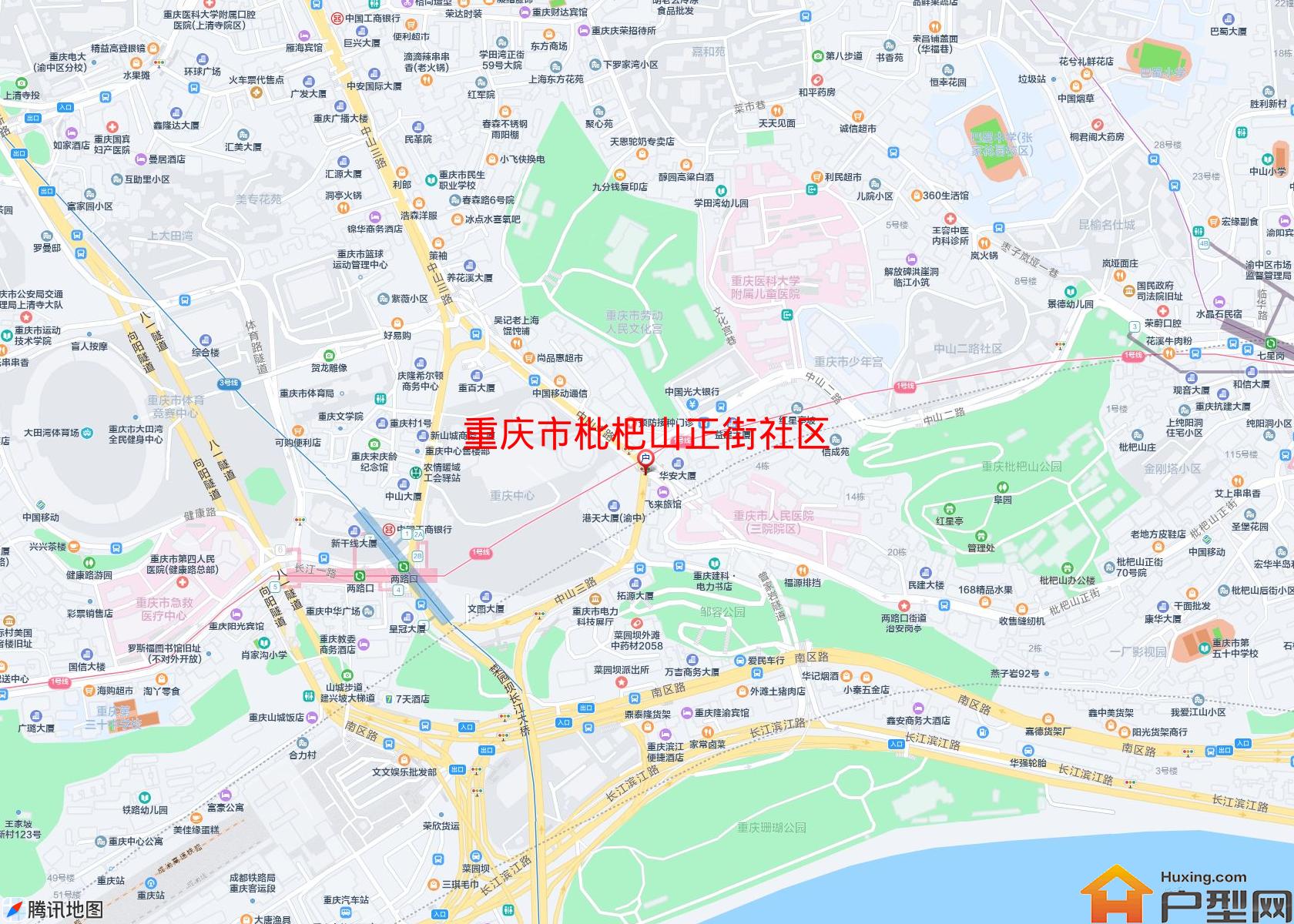 枇杷山正街社区小区 - 户型网