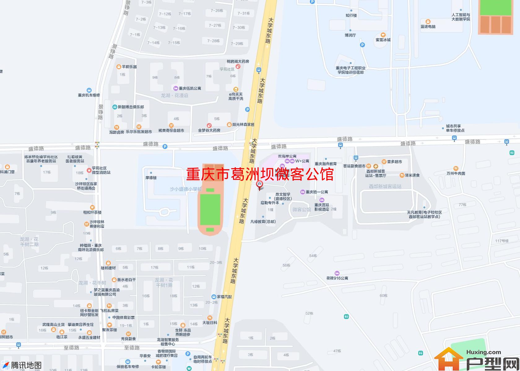 葛洲坝微客公馆小区 - 户型网