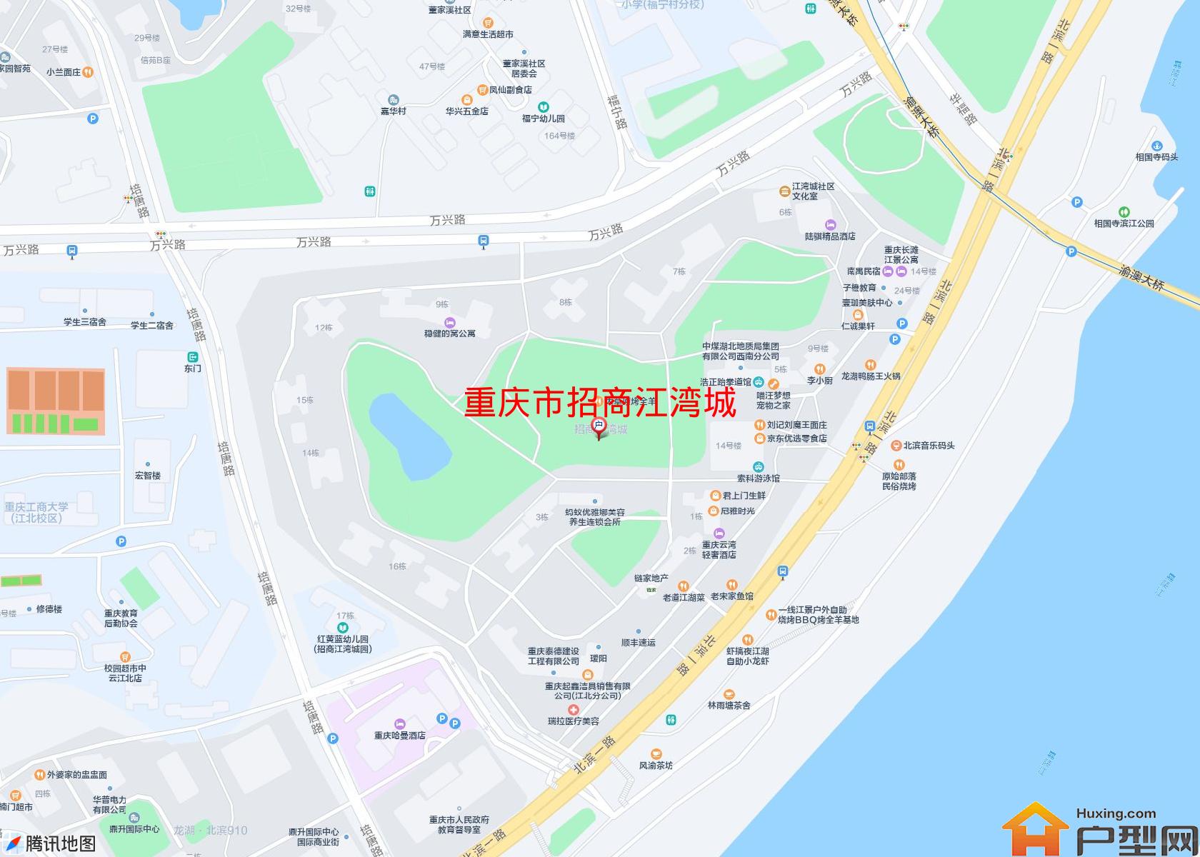 招商江湾城小区 - 户型网