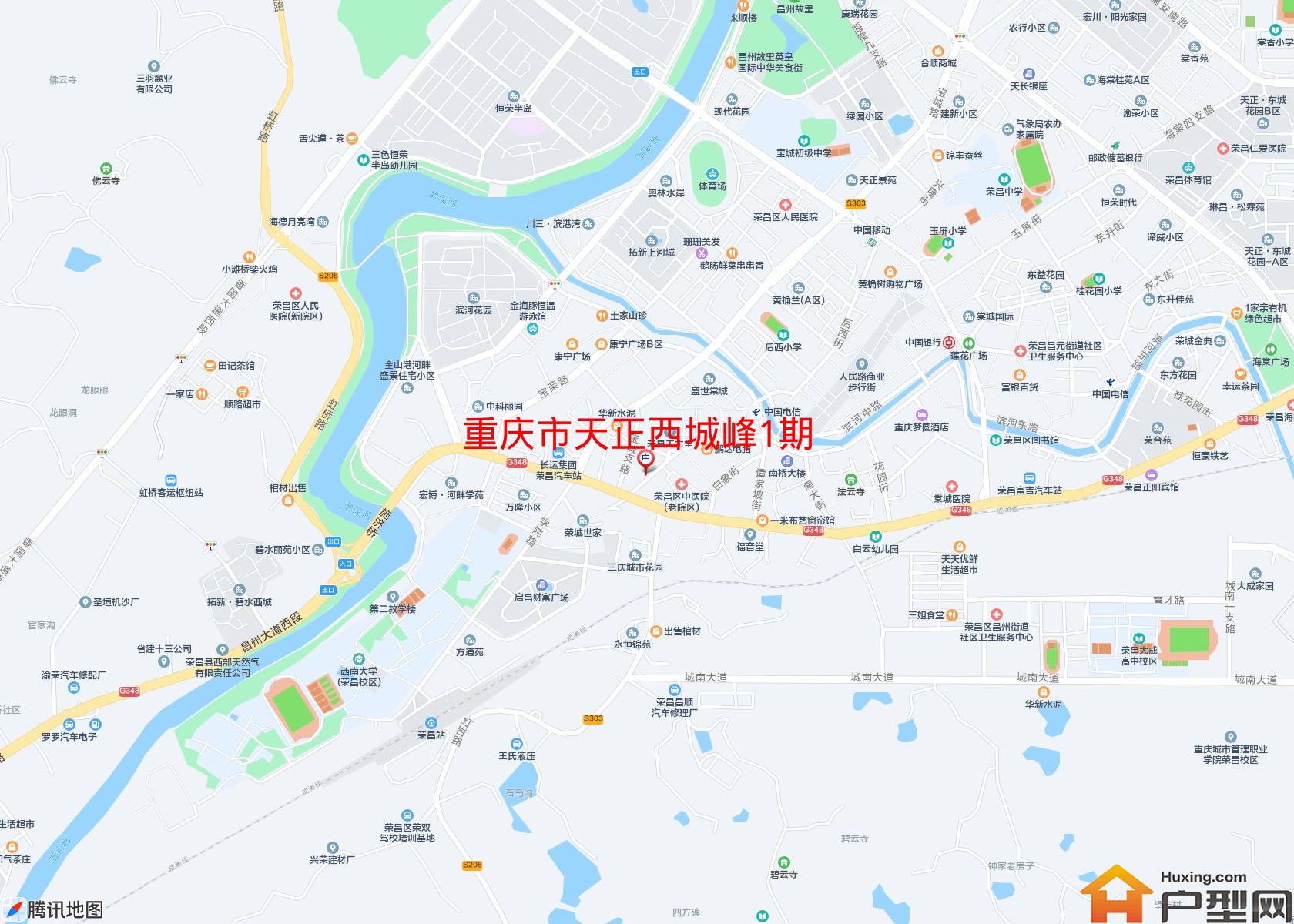 天正西城峰1期小区 - 户型网