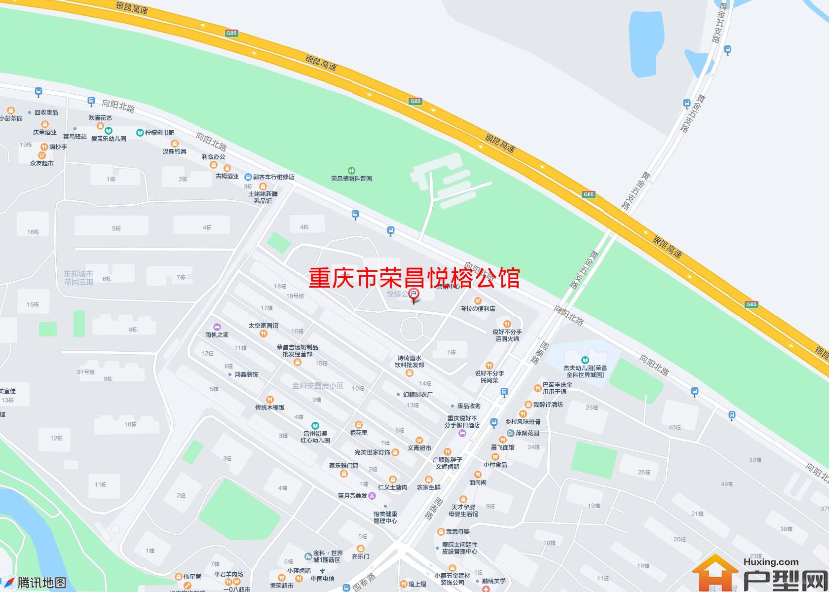 荣昌悦榕公馆小区 - 户型网