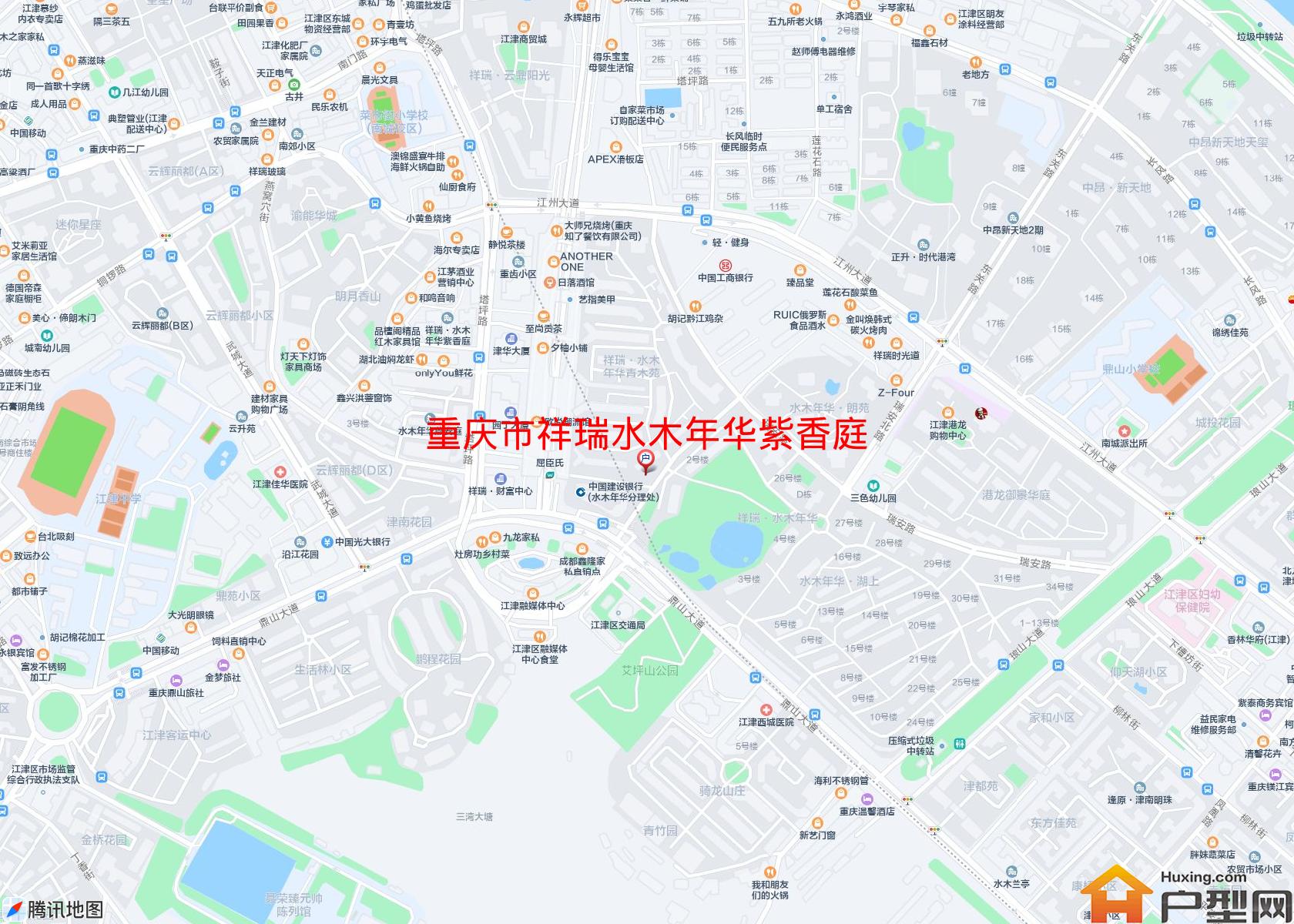 祥瑞水木年华紫香庭小区 - 户型网