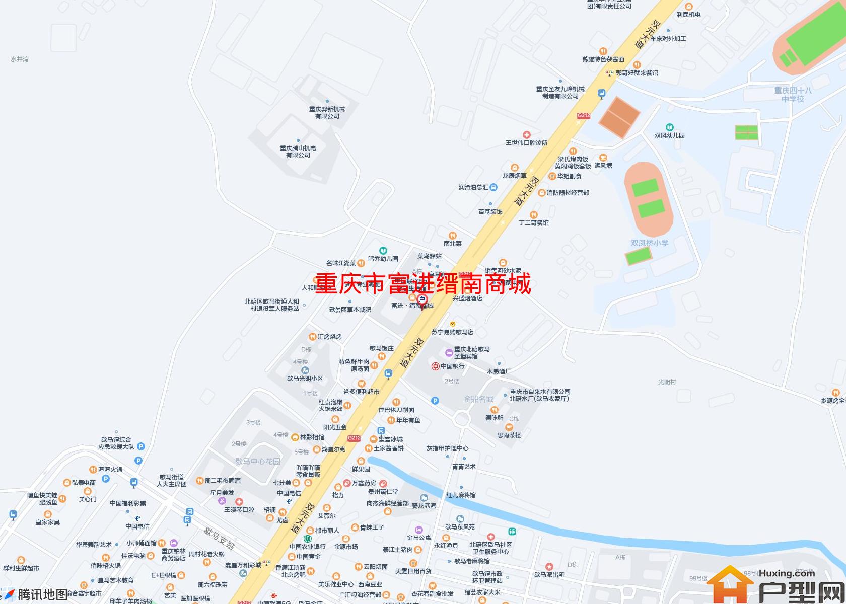 富进缙南商城小区 - 户型网
