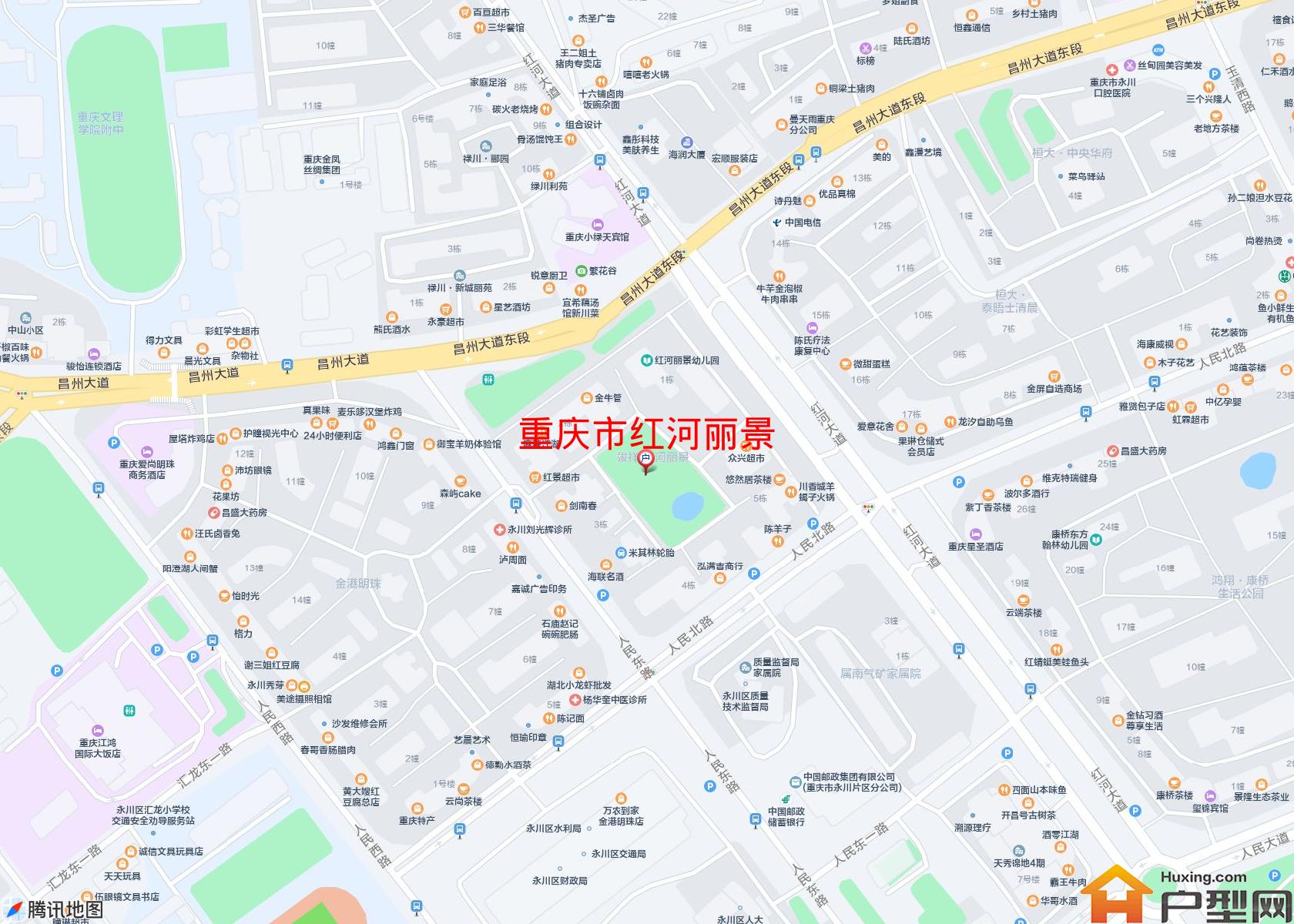 红河丽景小区 - 户型网