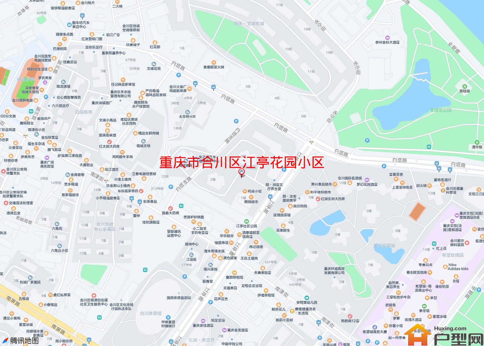 合川区江亭花园小区小区 - 户型网