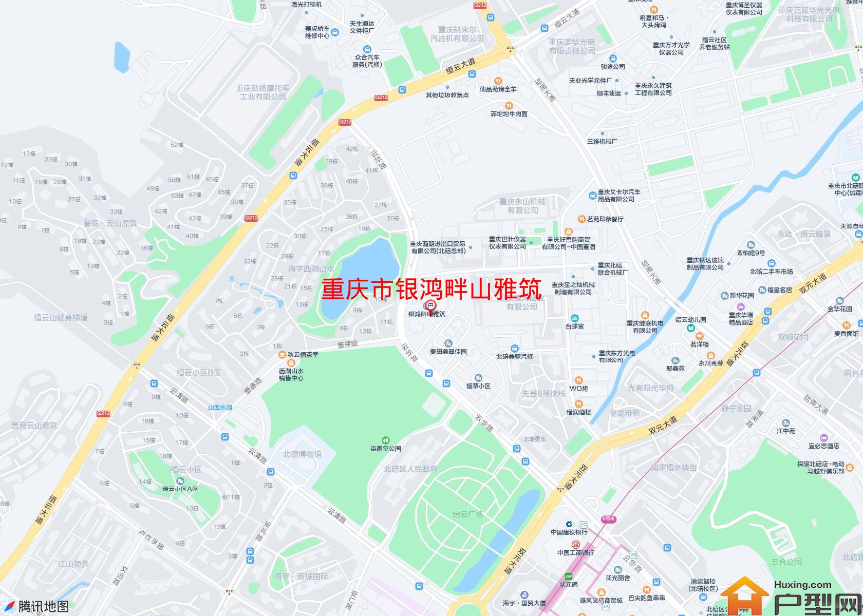 银鸿畔山雅筑小区 - 户型网