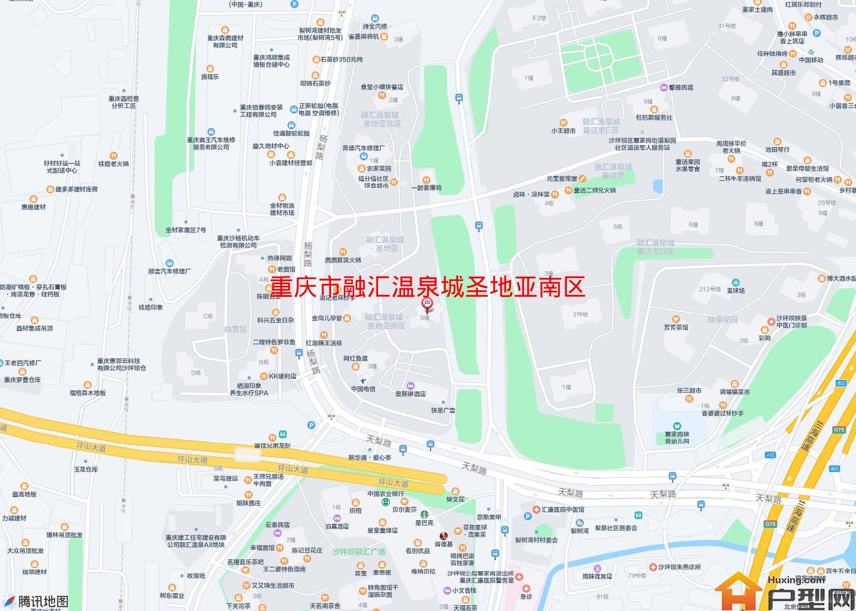 融汇温泉城圣地亚南区小区 - 户型网