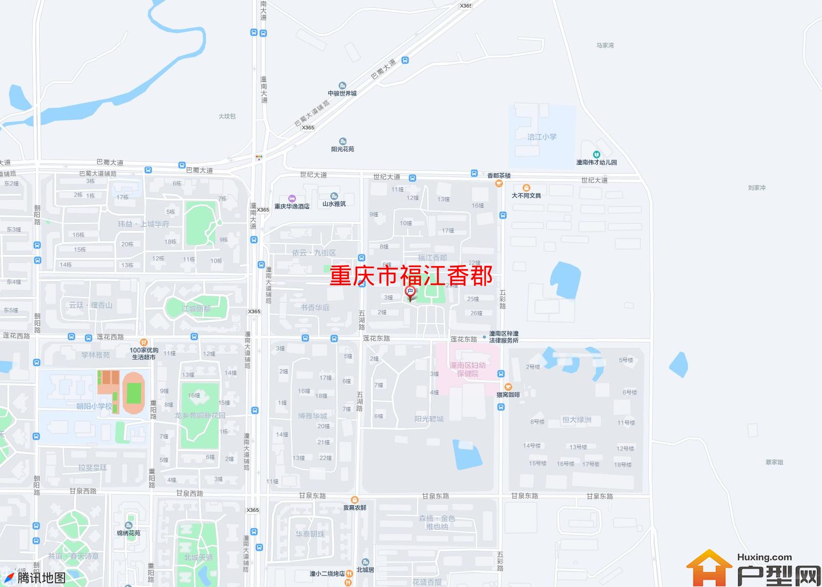 福江香郡小区 - 户型网
