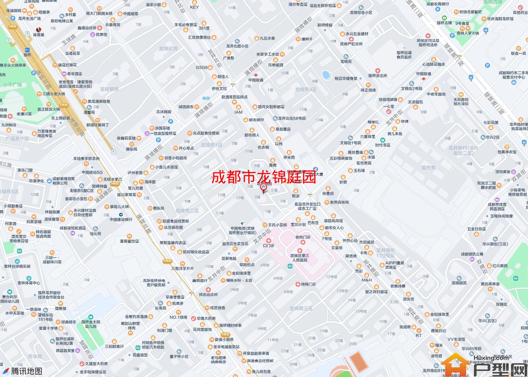 龙锦庭园小区 - 户型网