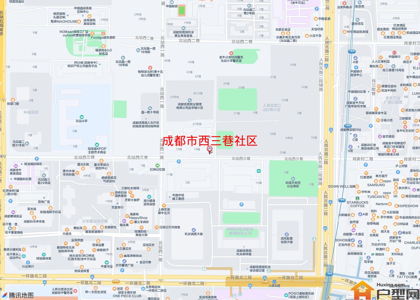 西三巷社区小区 - 户型网