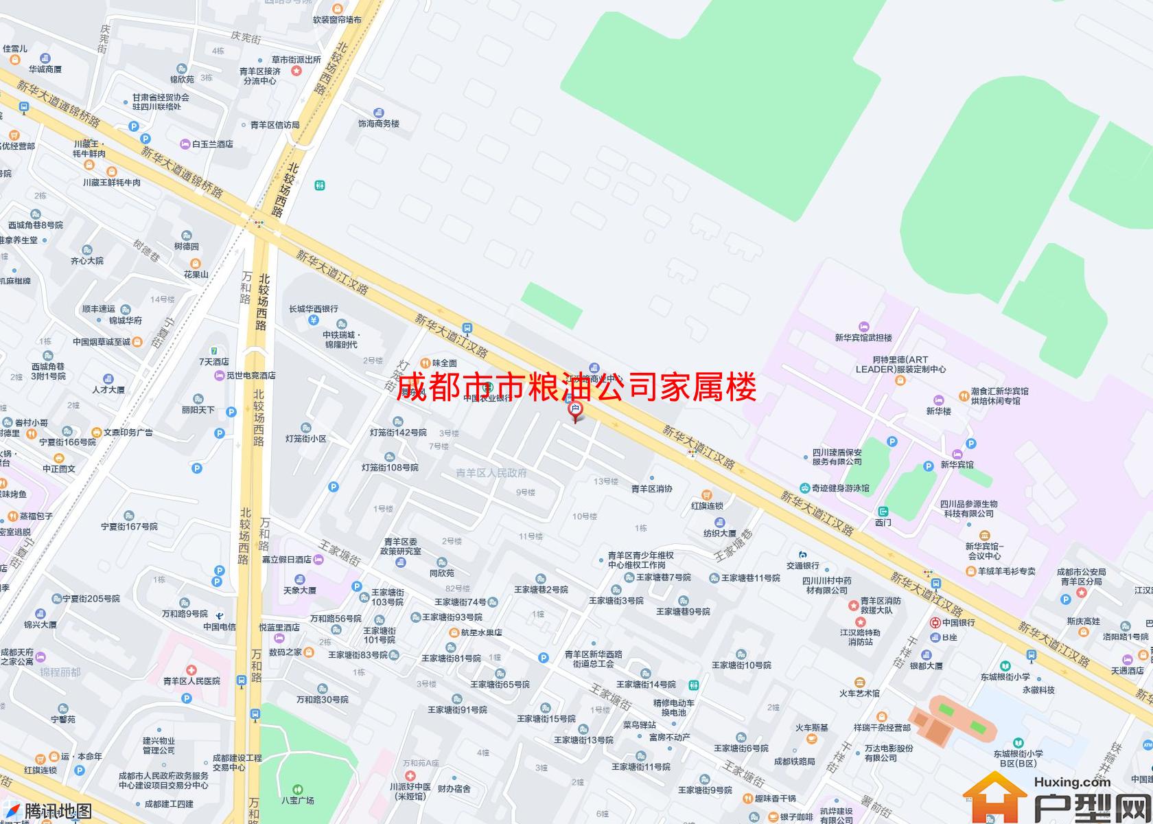 市粮油公司家属楼小区 - 户型网
