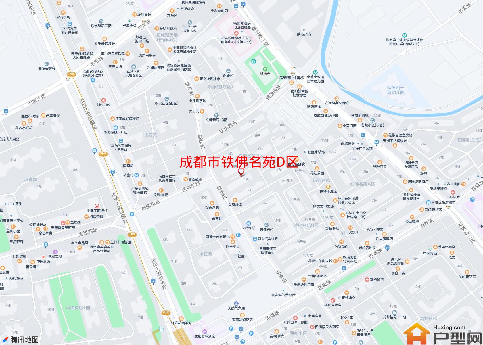 铁佛名苑D区小区 - 户型网