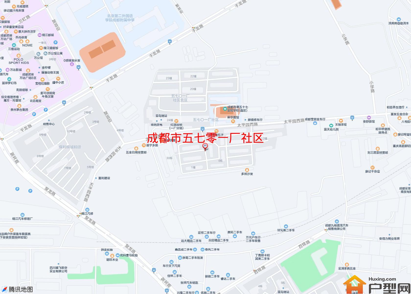 五七零一厂社区小区 - 户型网