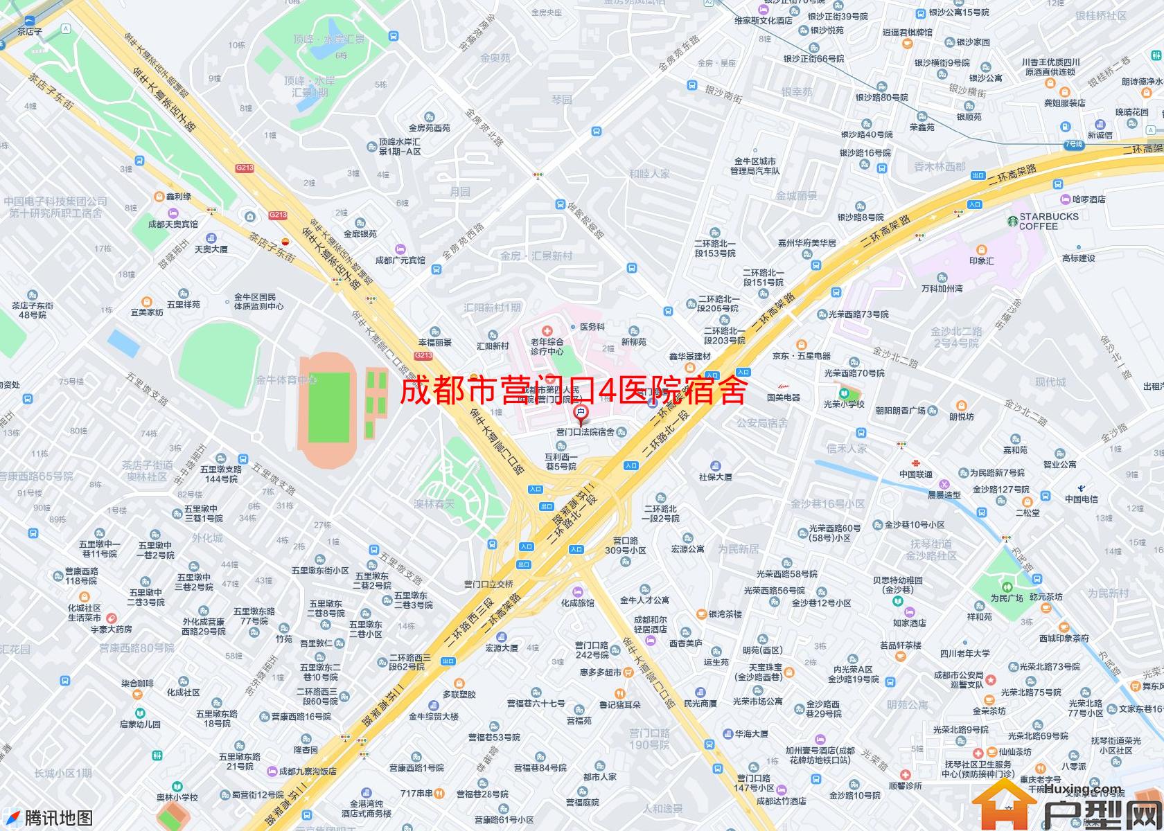 营门口4医院宿舍小区 - 户型网