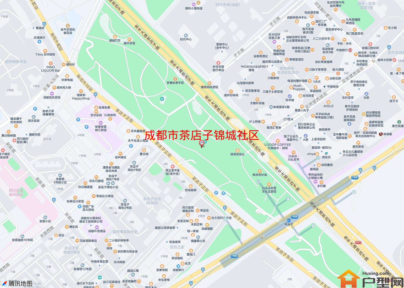 茶店子锦城社区小区 - 户型网