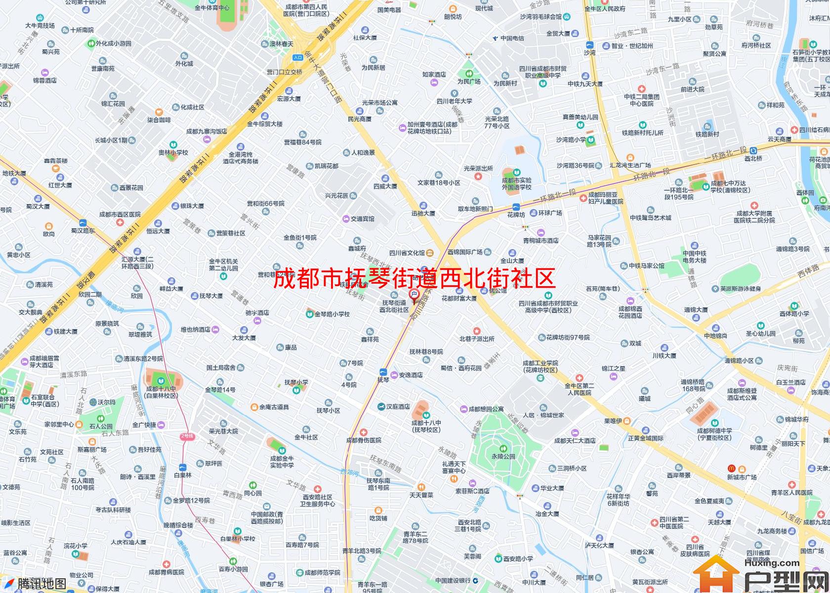 抚琴街道西北街社区小区 - 户型网