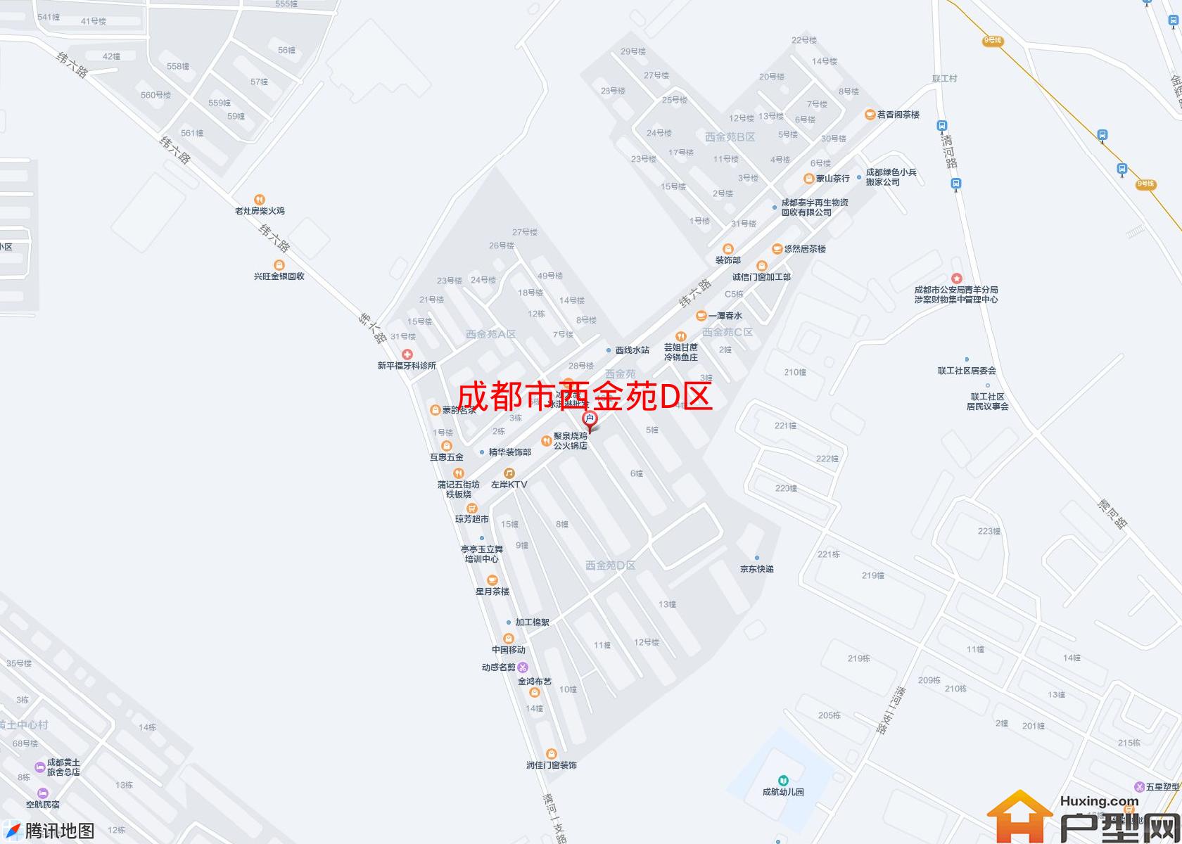 西金苑D区小区 - 户型网