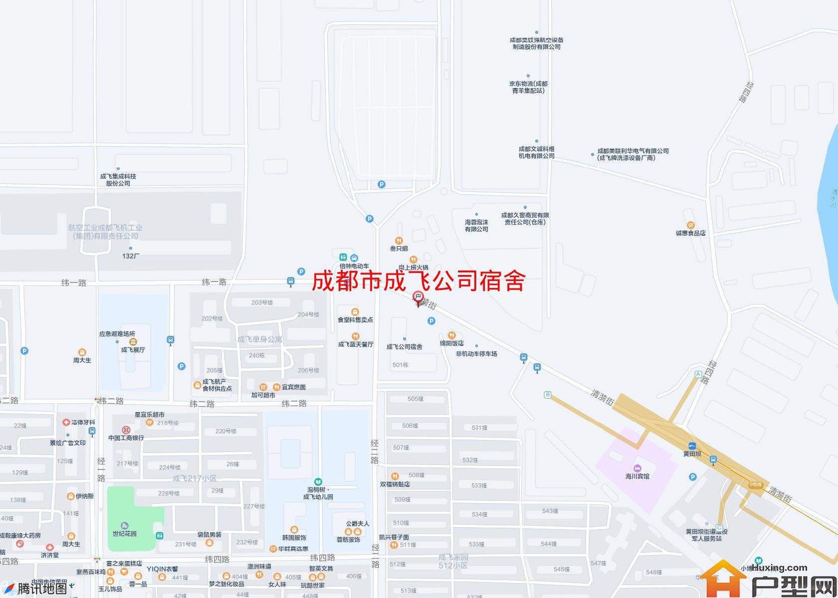 成飞公司宿舍小区 - 户型网