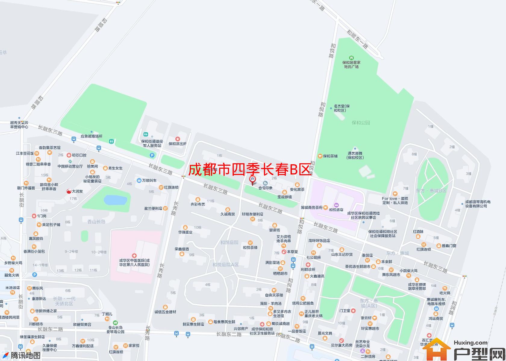 四季长春B区小区 - 户型网