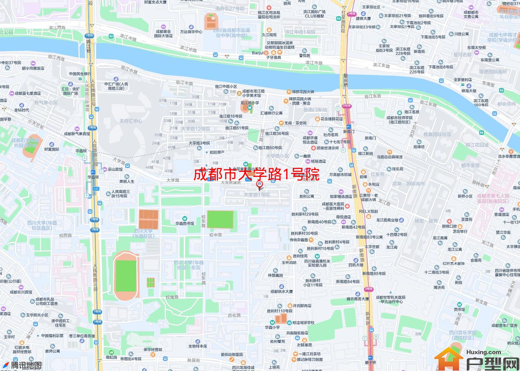 大学路1号院小区 - 户型网