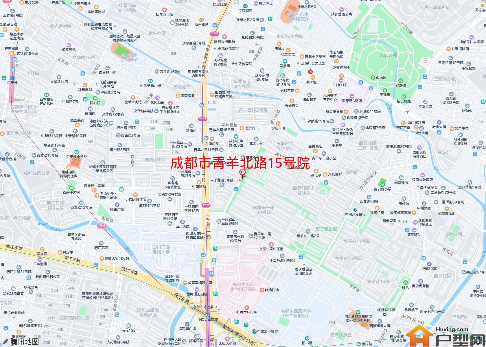 青羊北路15号院小区 - 户型网