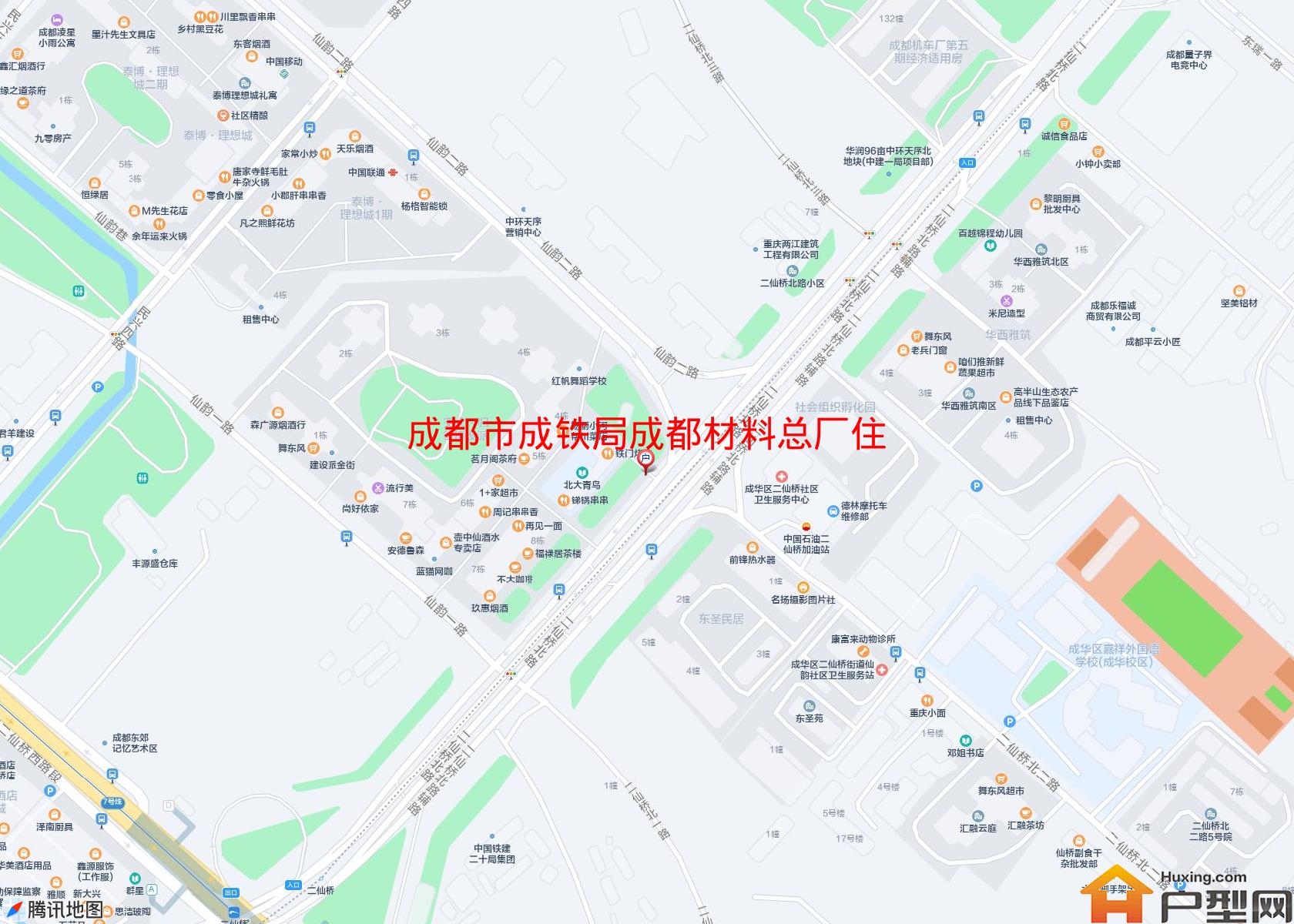 成铁局成都材料总厂住宅楼小区 - 户型网