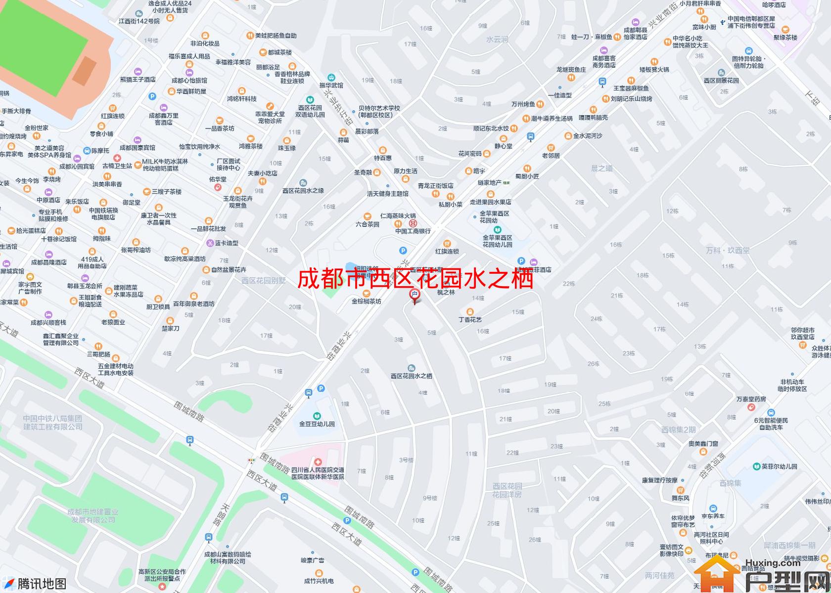 西区花园水之栖小区 - 户型网