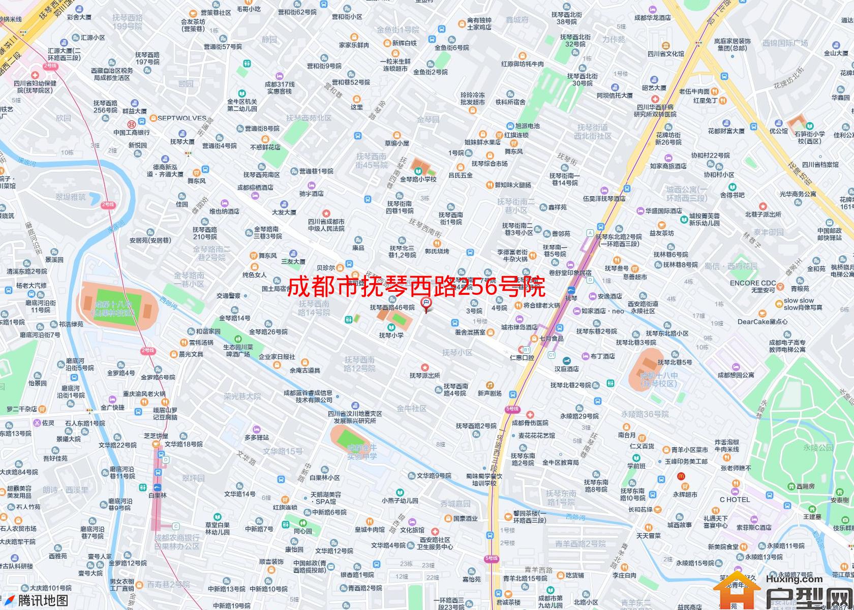 抚琴西路256号院小区 - 户型网