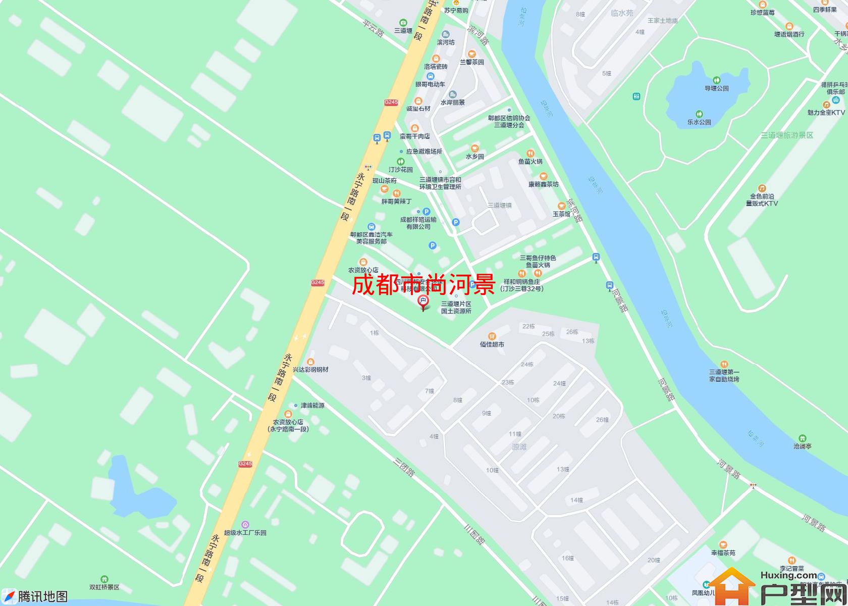尚河景小区 - 户型网
