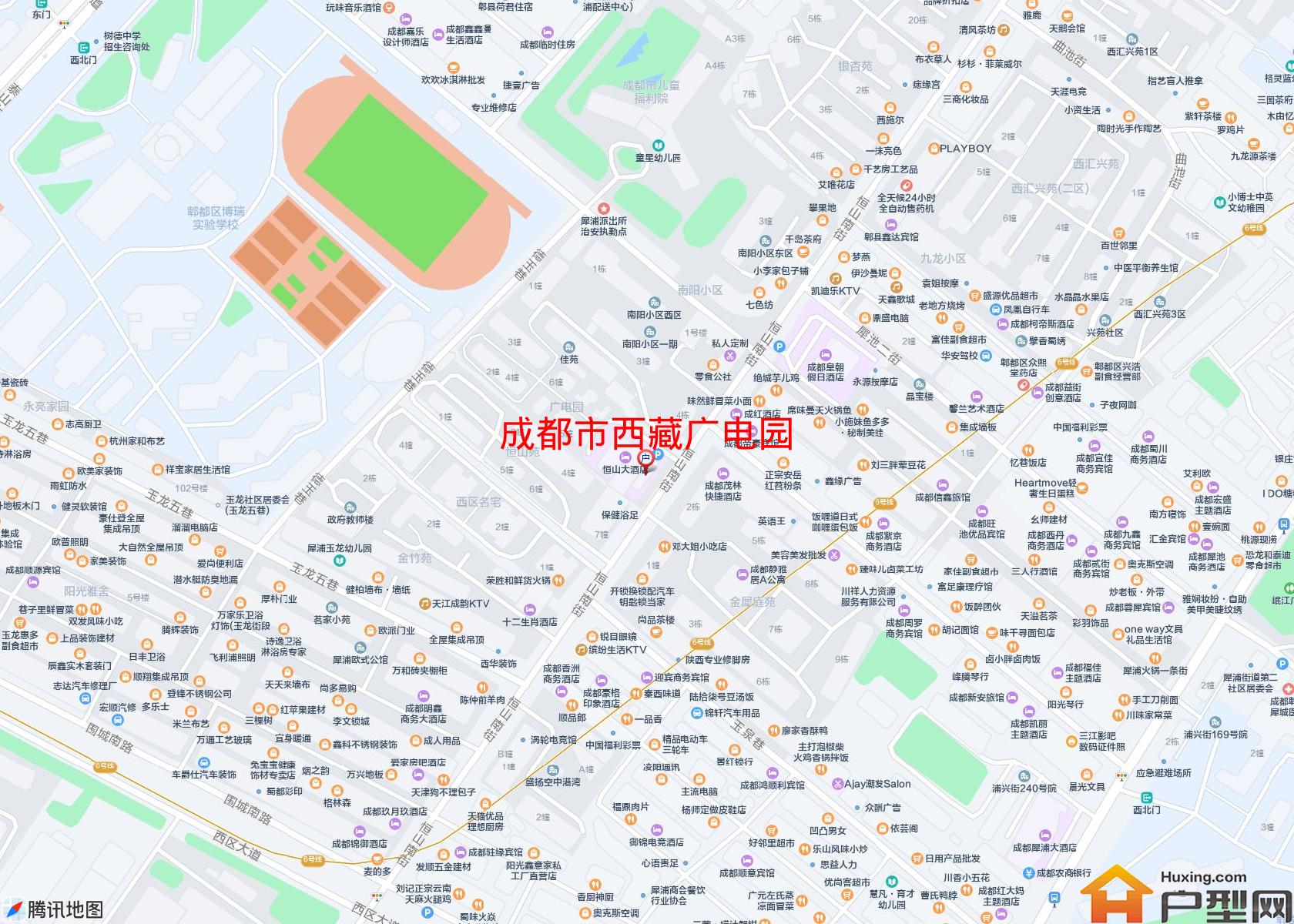 西藏广电园小区 - 户型网