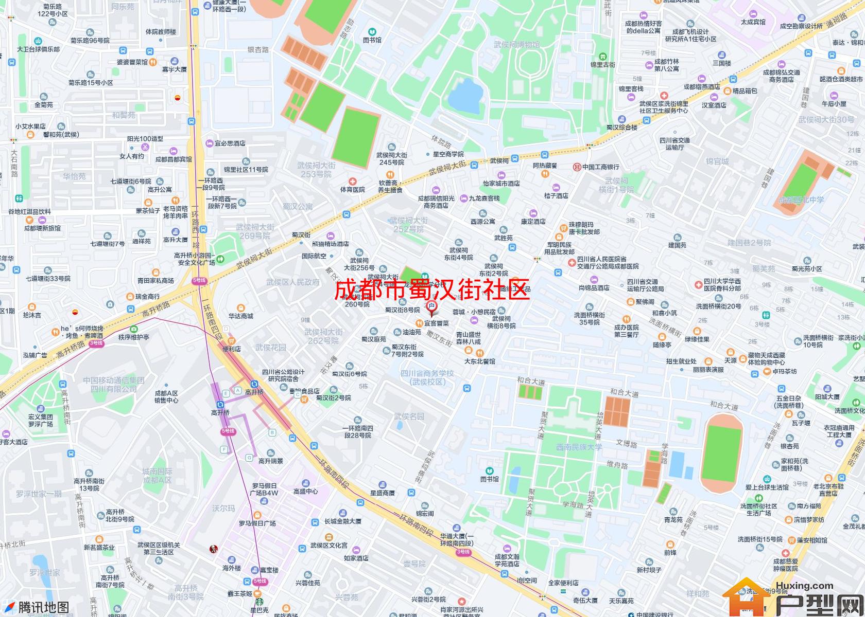 蜀汉街社区小区 - 户型网