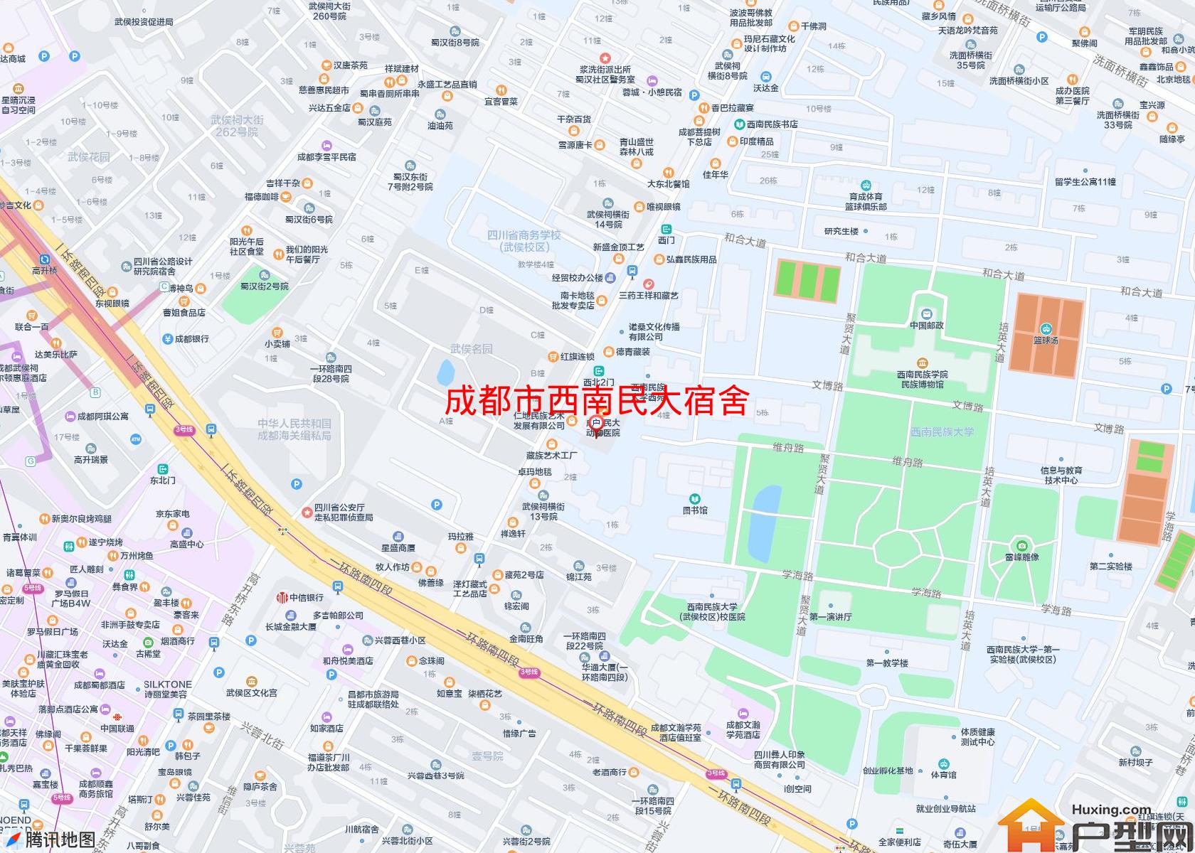 西南民大宿舍小区 - 户型网