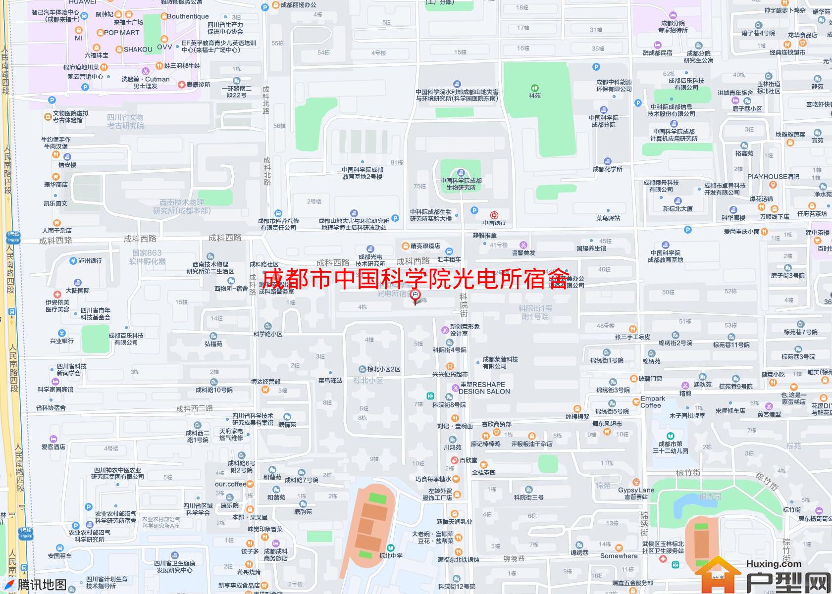 中国科学院光电所宿舍小区 - 户型网