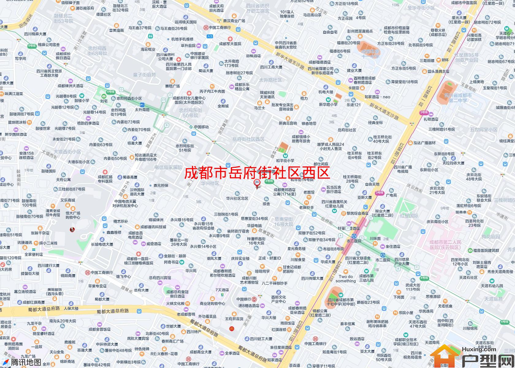 岳府街社区西区小区 - 户型网