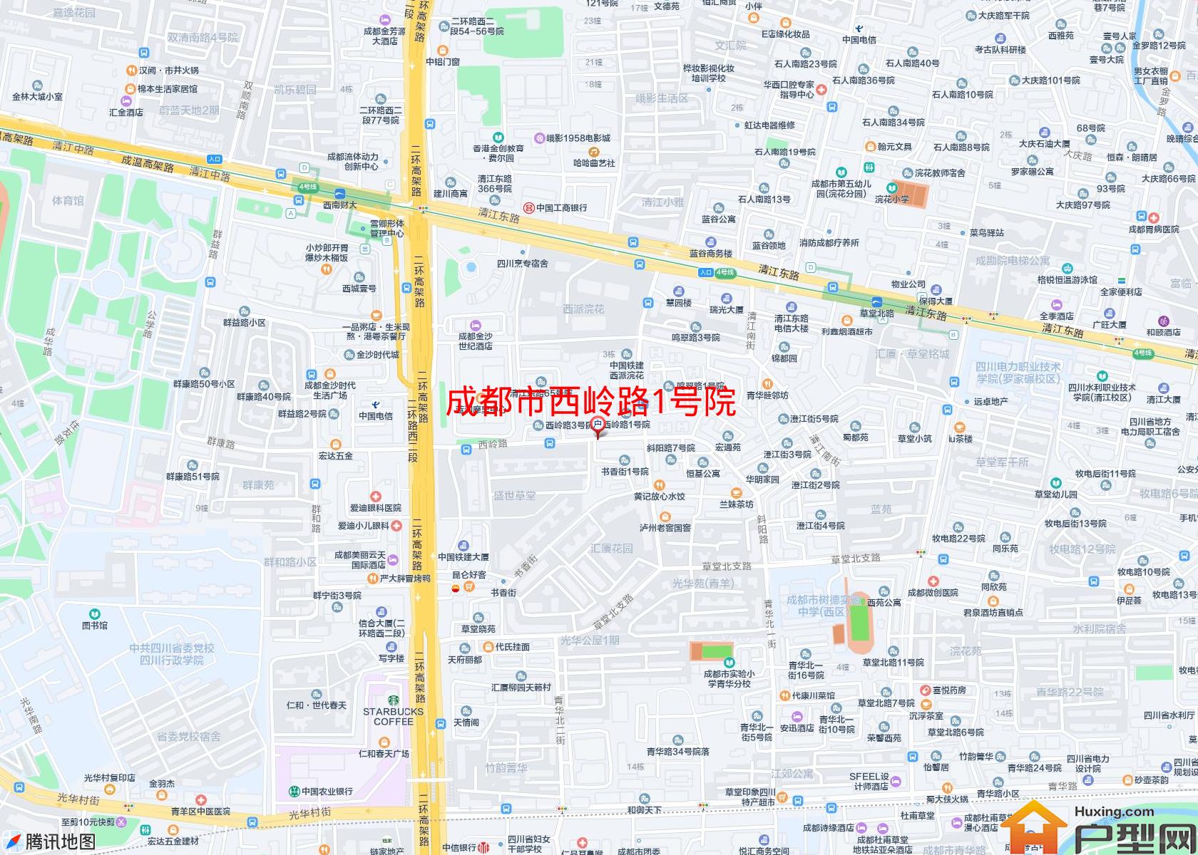 西岭路1号院小区 - 户型网