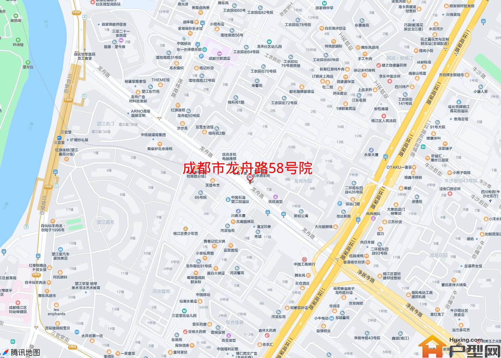 龙舟路58号院小区 - 户型网