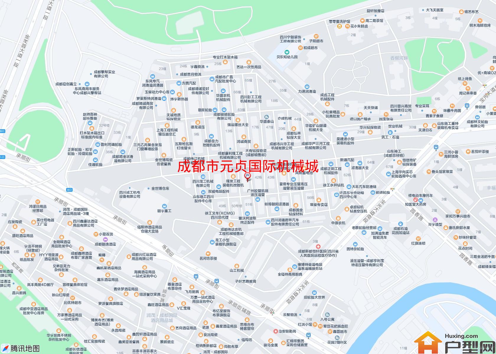 元贞国际机械城小区 - 户型网