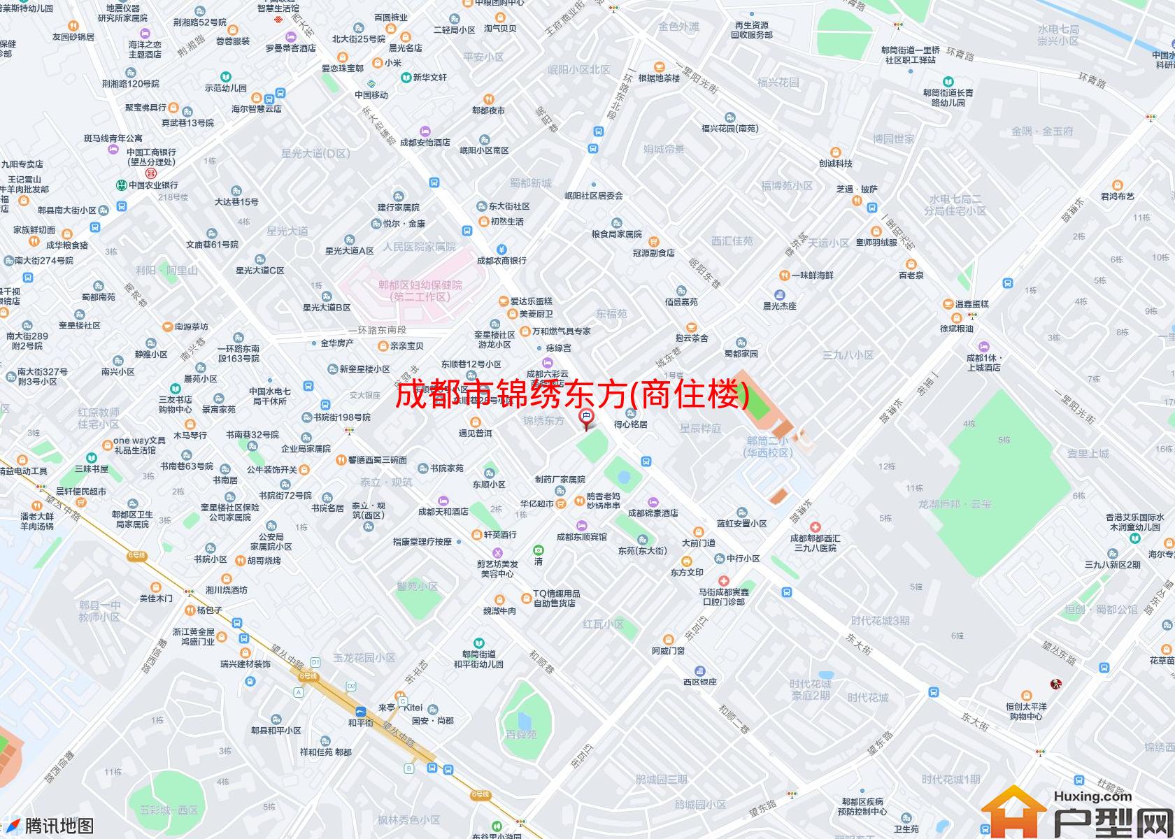 锦绣东方(商住楼)小区 - 户型网