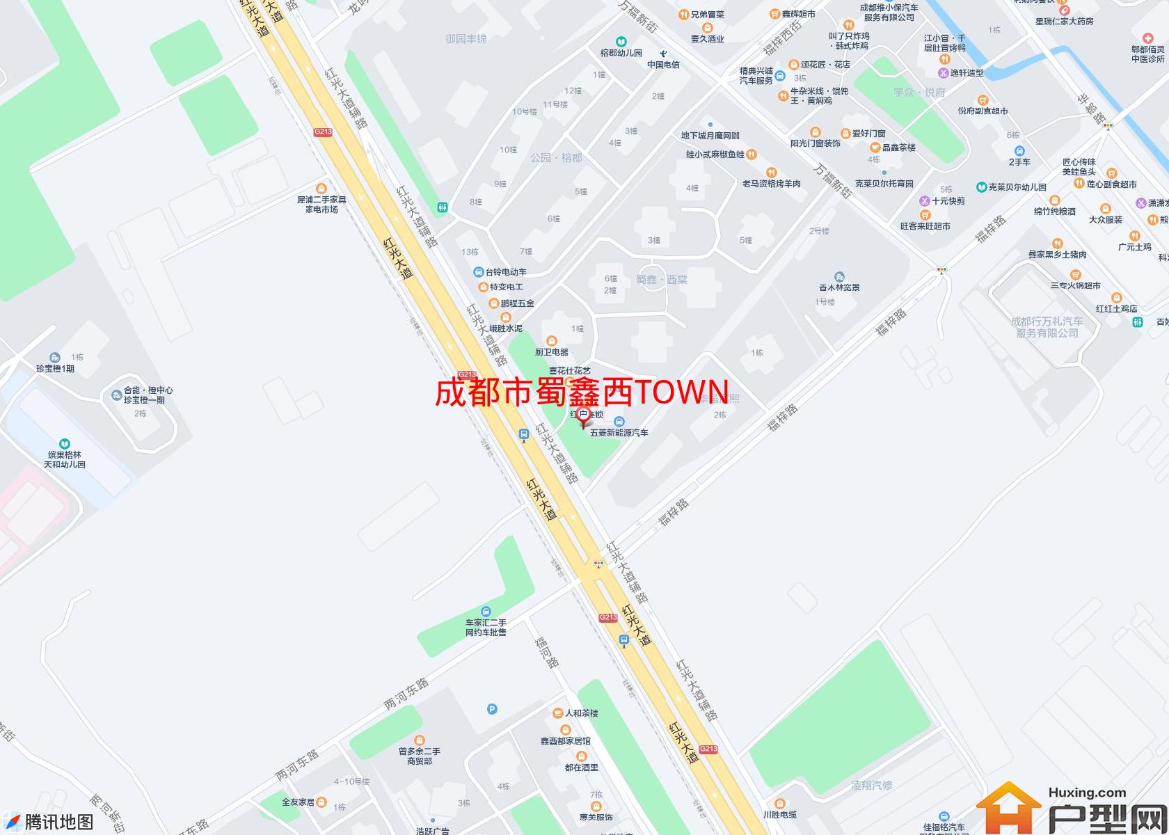 蜀鑫西TOWN小区 - 户型网