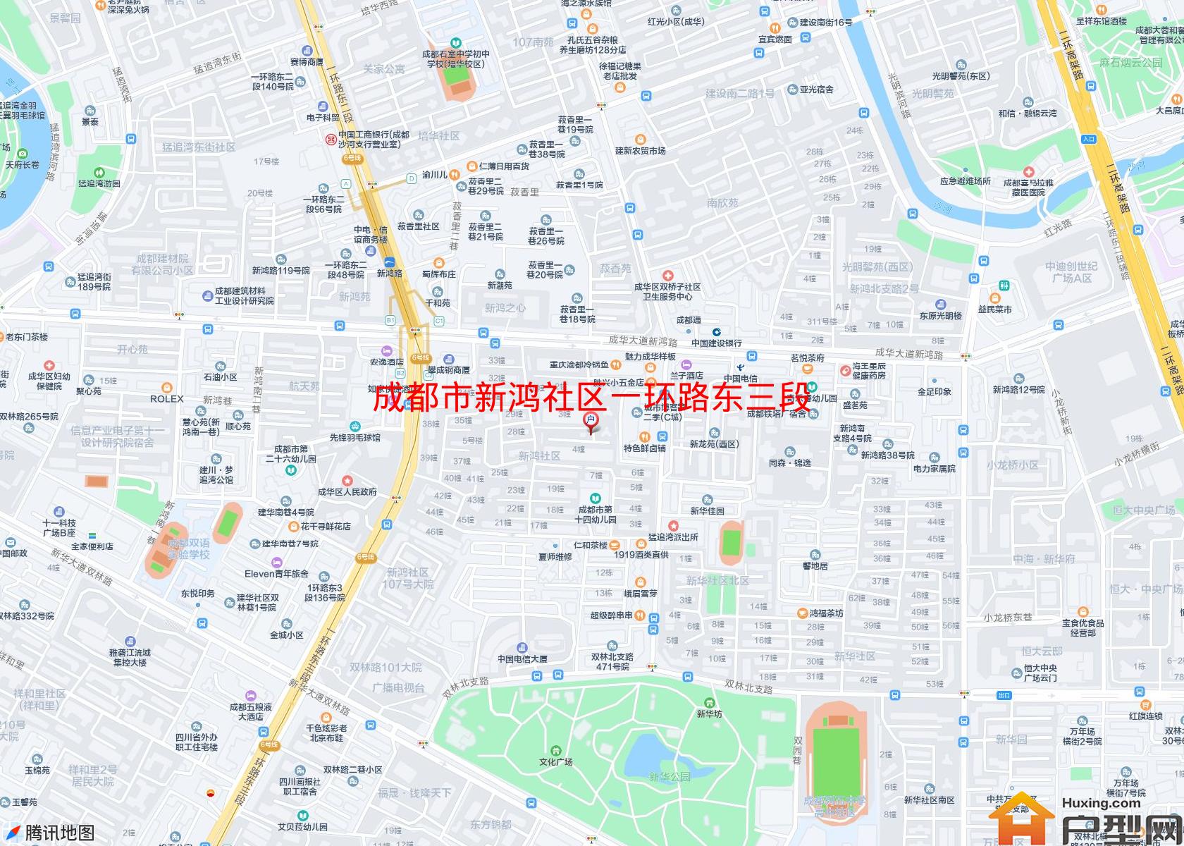 新鸿社区一环路东三段107号院落小区 - 户型网