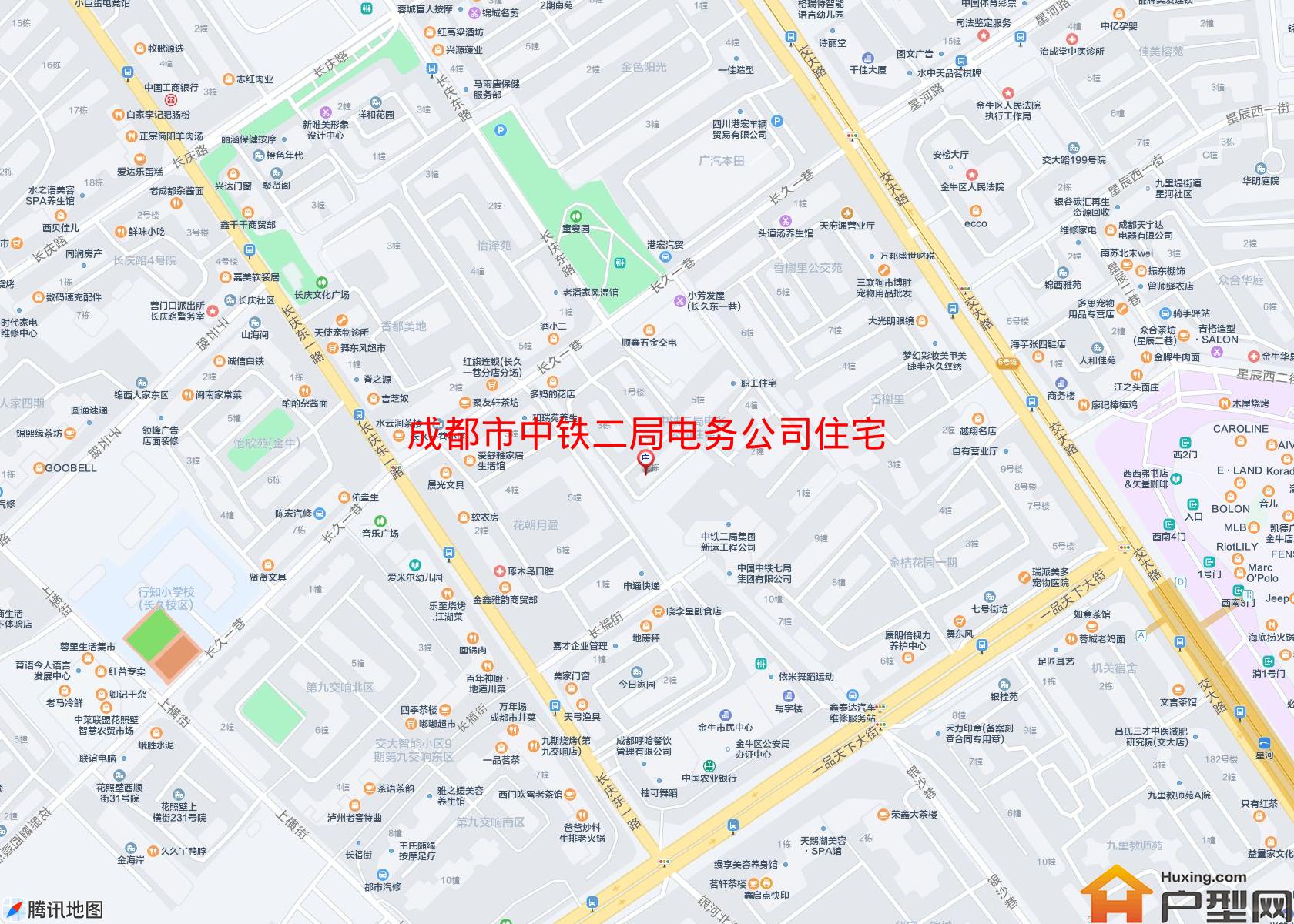 中铁二局电务公司住宅小区 - 户型网