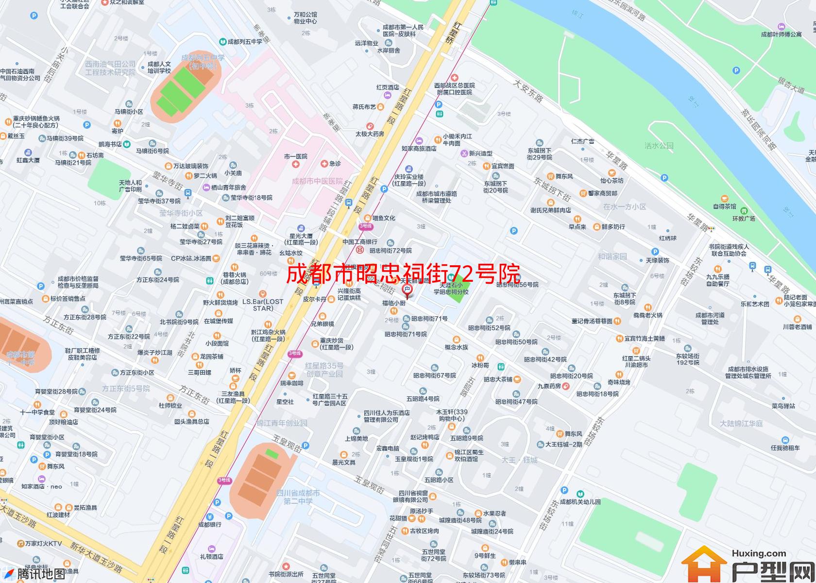 昭忠祠街72号院小区 - 户型网