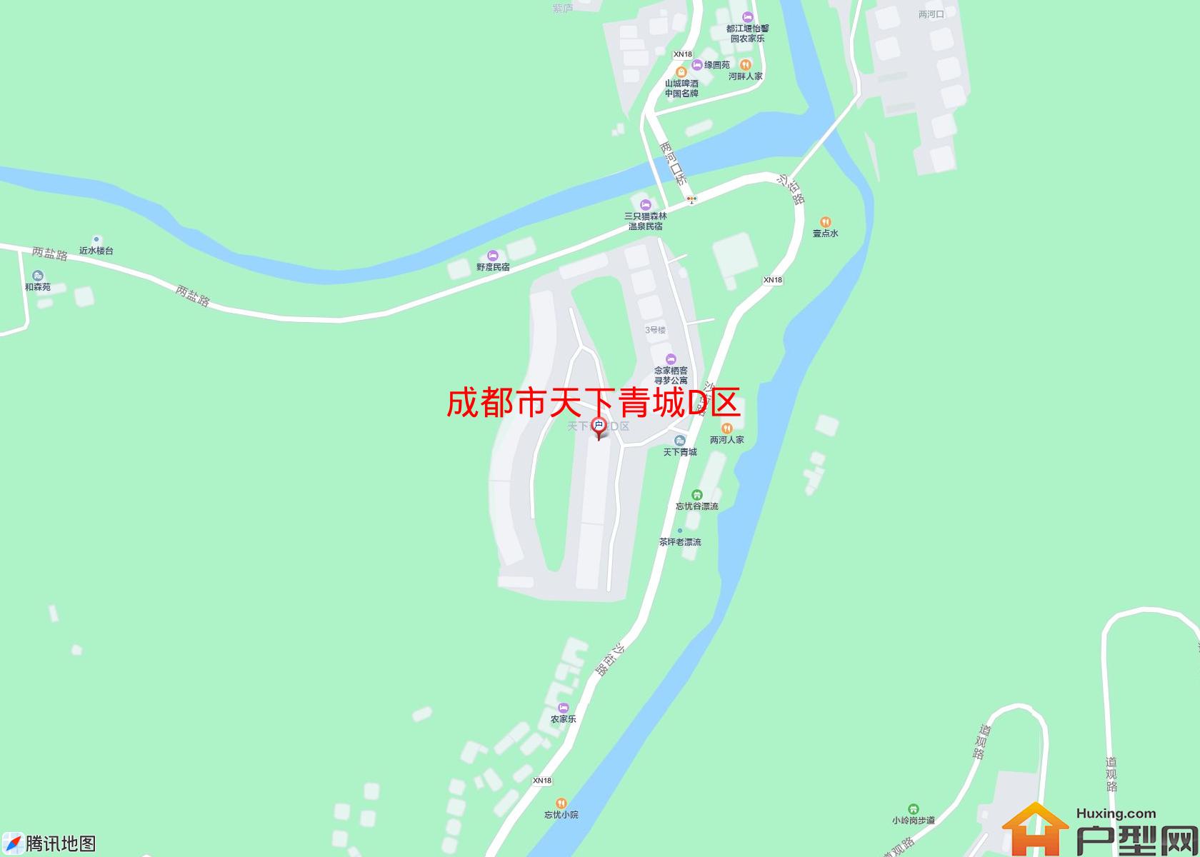 天下青城D区小区 - 户型网