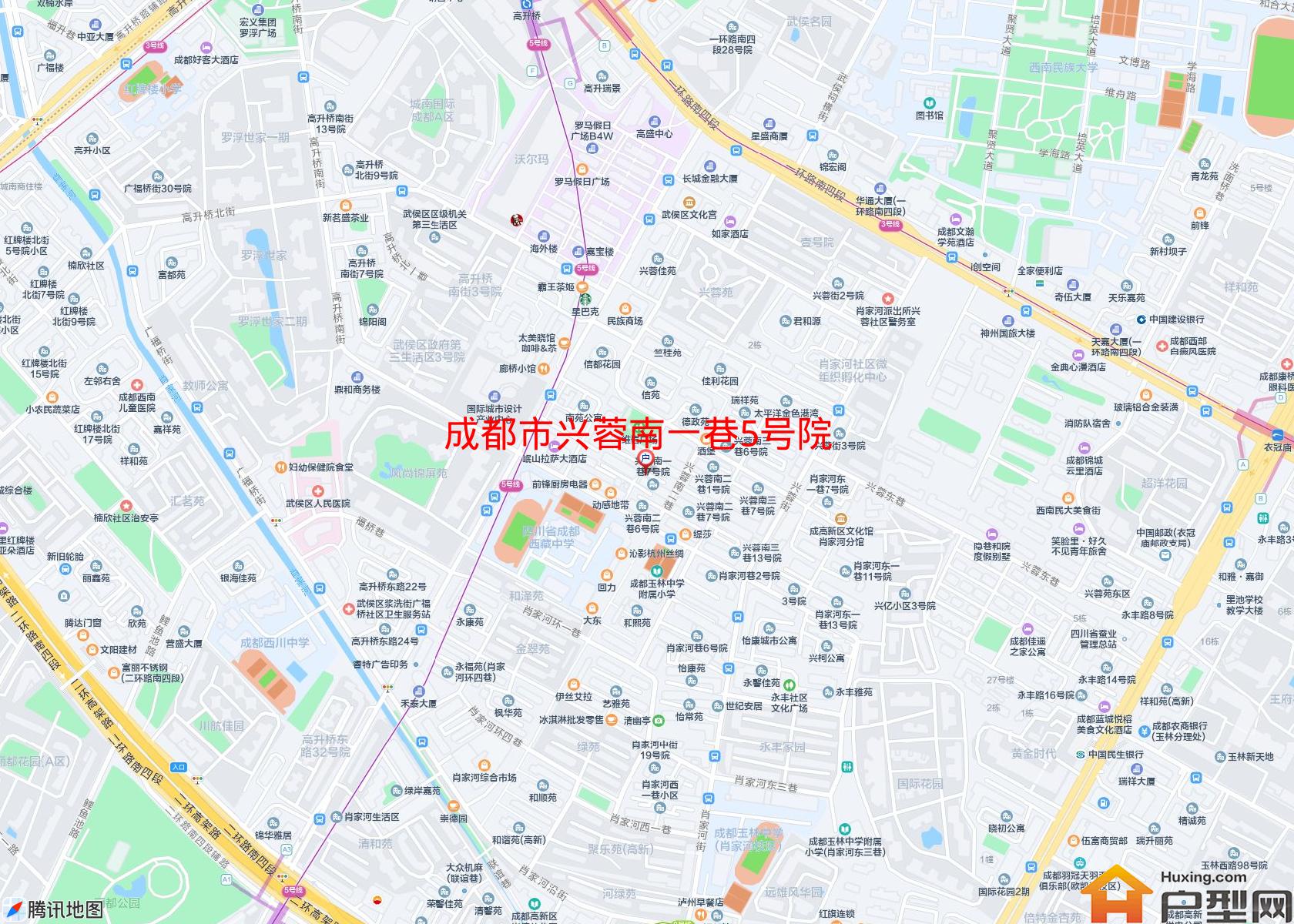 兴蓉南一巷5号院小区 - 户型网
