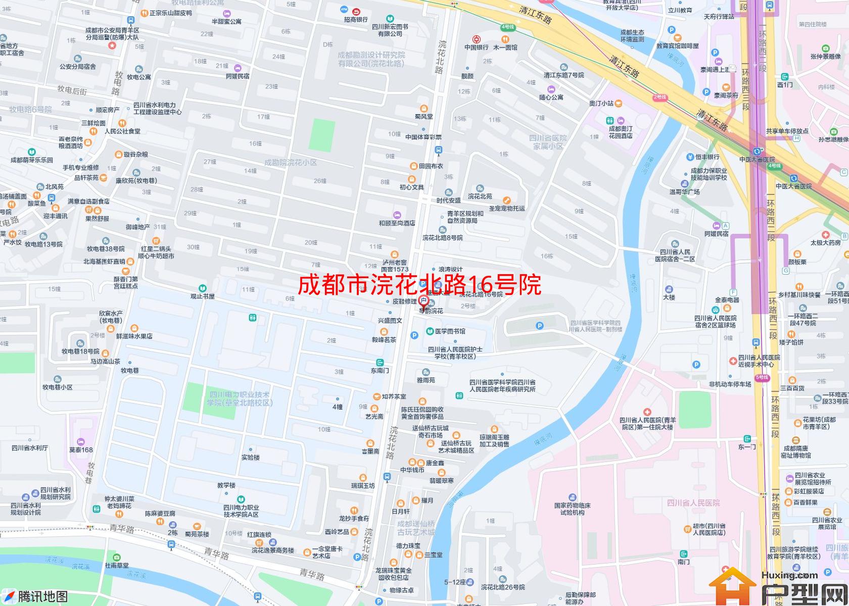 浣花北路16号院小区 - 户型网