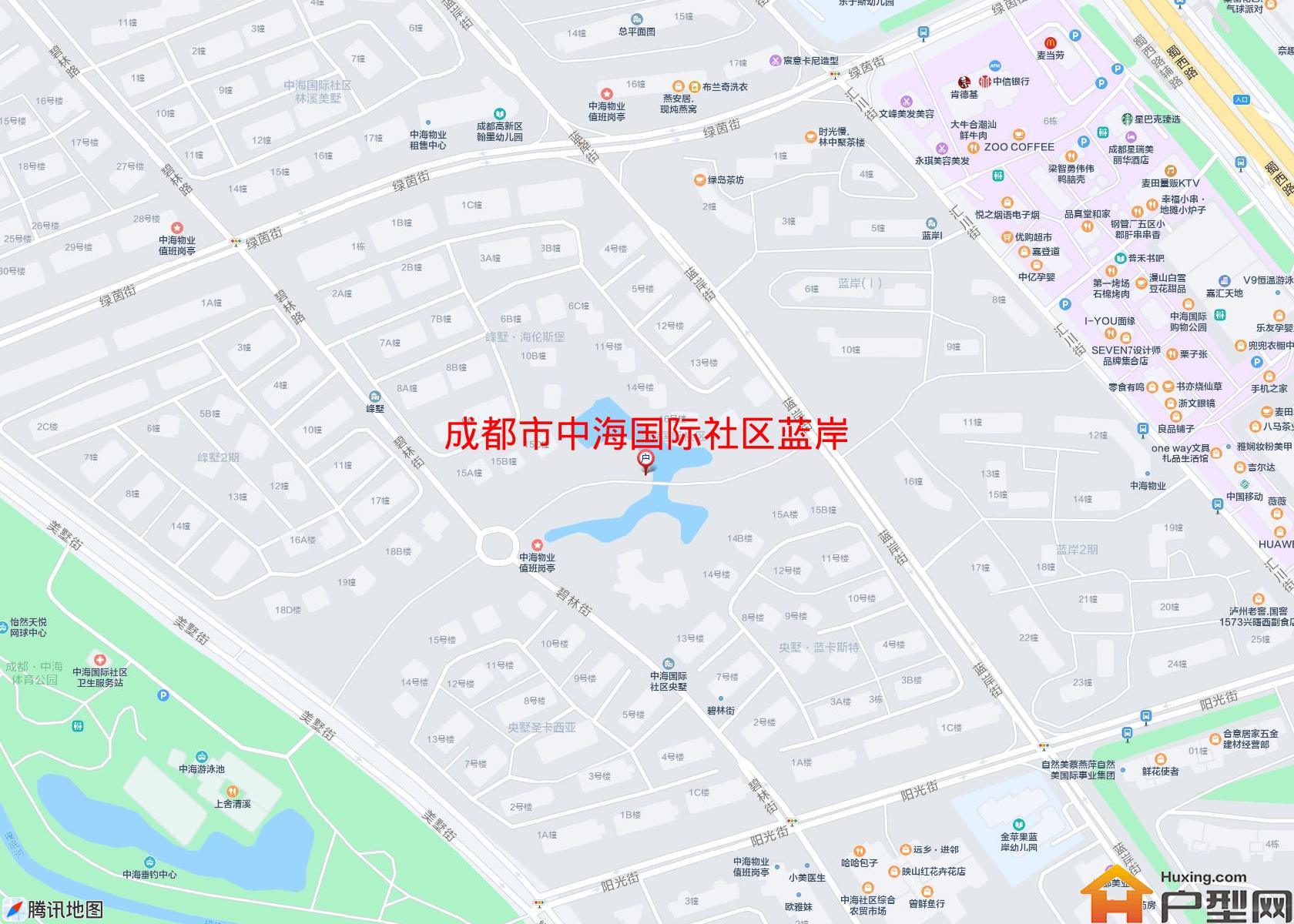 中海国际社区蓝岸小区 - 户型网